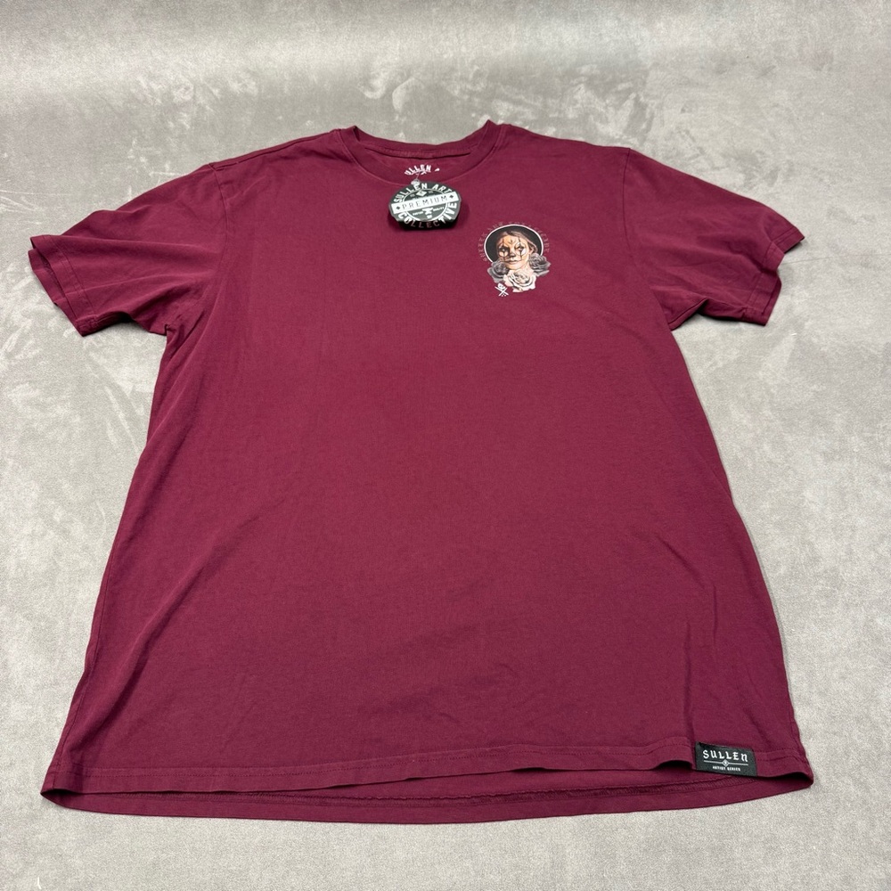 Sullen art collective Maroon Graphic Short-Sleeve Men's T-Shirt XL cry later